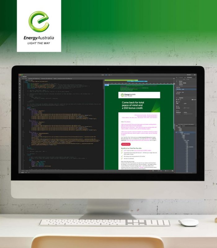 Energy Australia eDMs Responsive emails